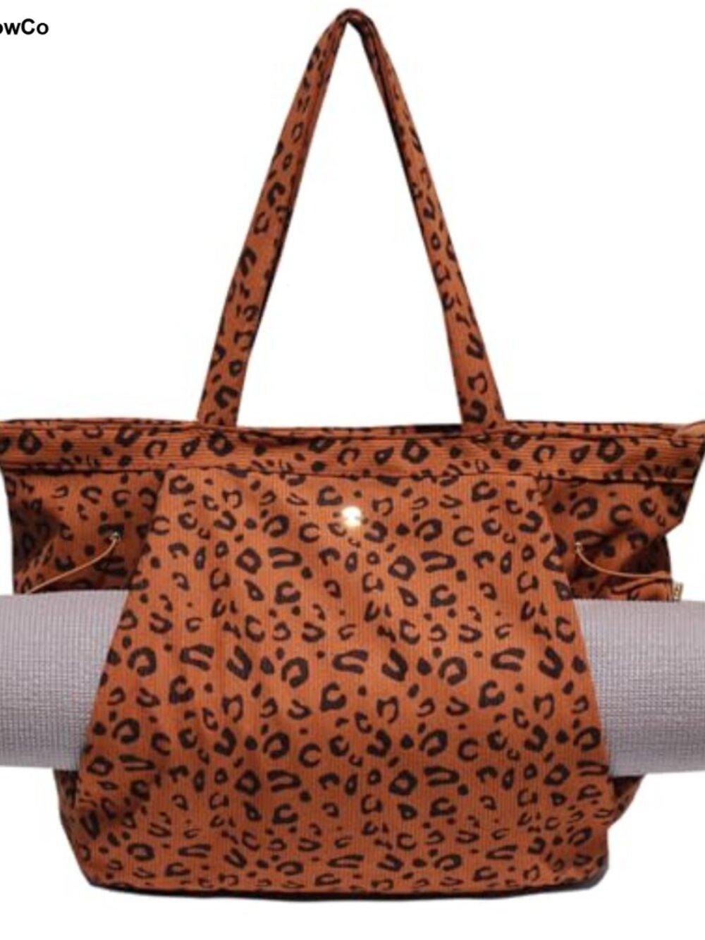 Yoga Mat Tote Bag for Women - Drawstring Gym Workout Carryall
